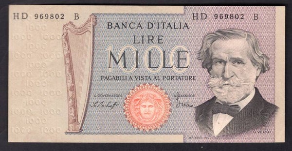 Italy. 1,000 Lire 10-5-1979. HD 969802 B. VF.