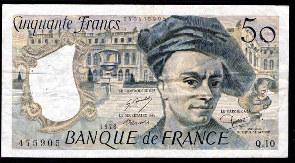 France, 50 Francs, 1978, 240475905. GF+. W7098
