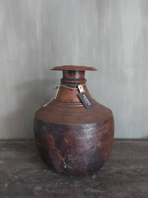 HOFFZ Koperen kruik uniek Nepal #2