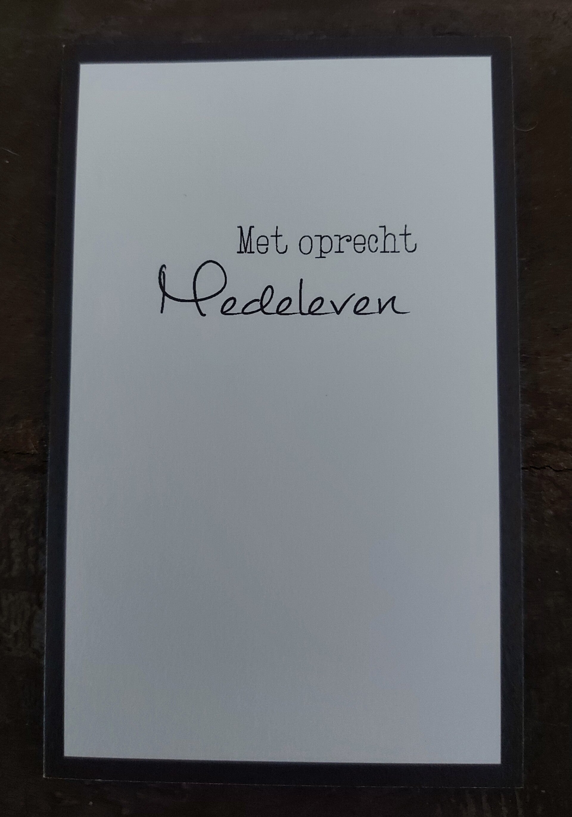 Set Medeleven Zwart Blanco
