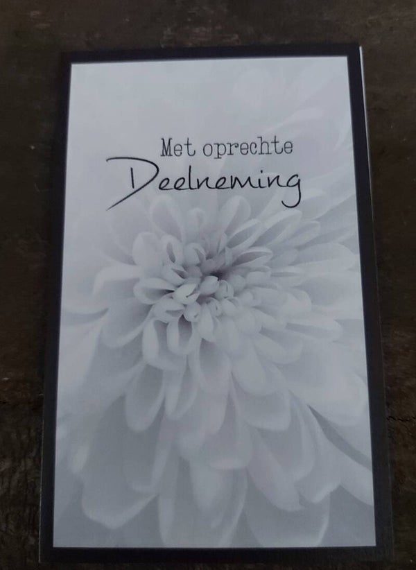 Set Deelneming Zwart Bloem