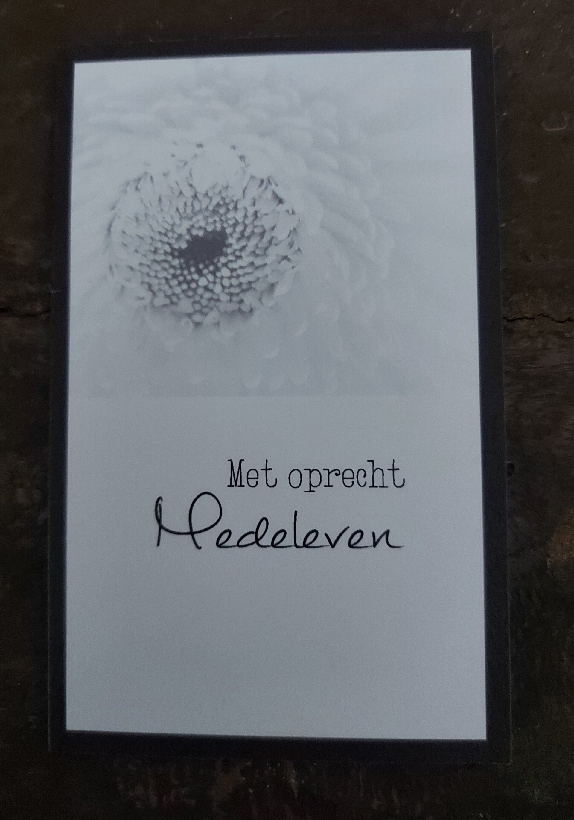 Set Medeleven Zwart met bloem