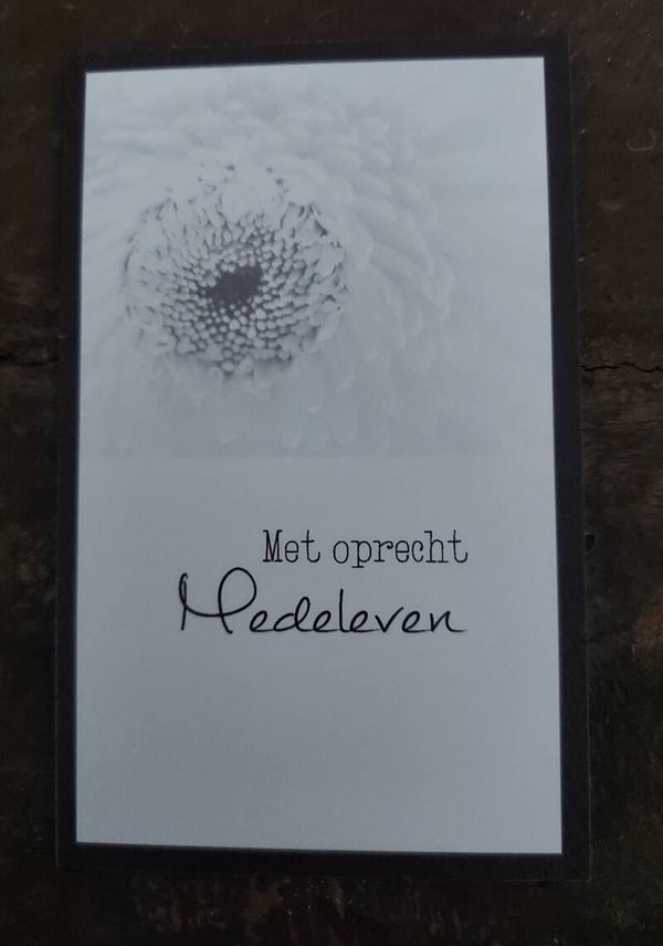 Set Medeleven Zwart met bloem