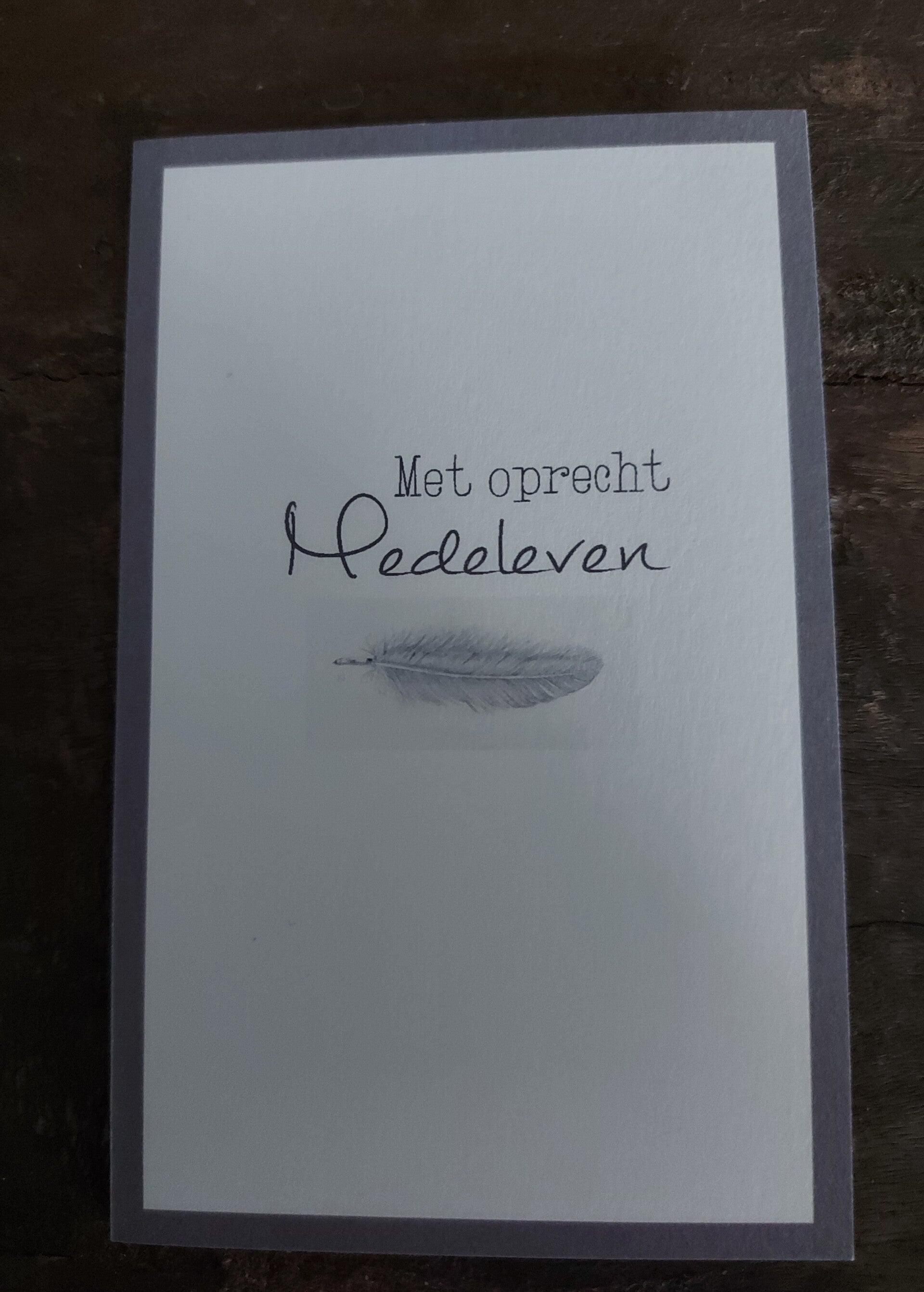 Set Medeleven Grijs Veertje