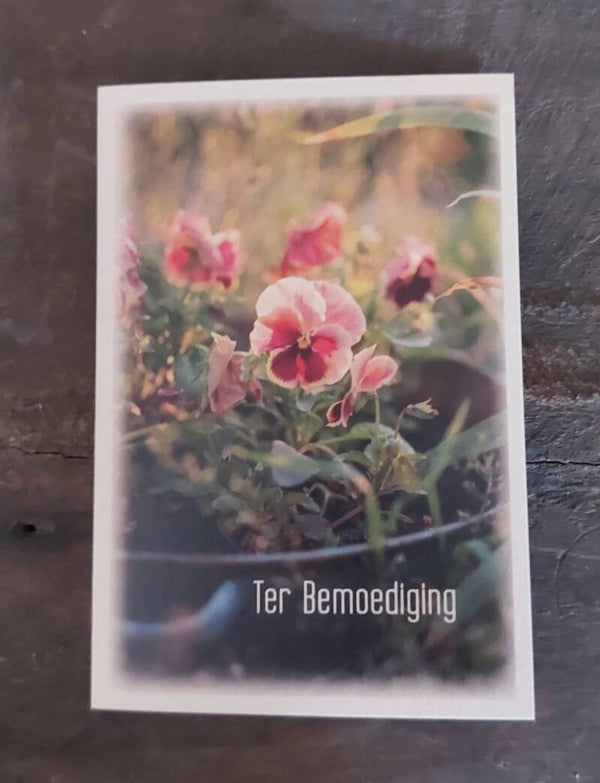 Kaart Ter bemoediging
