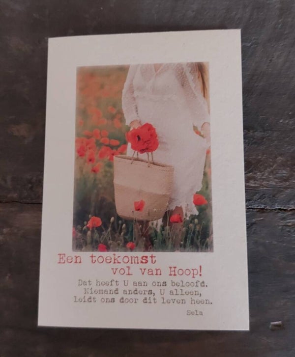 Kaart Een toekomst vol van hoop