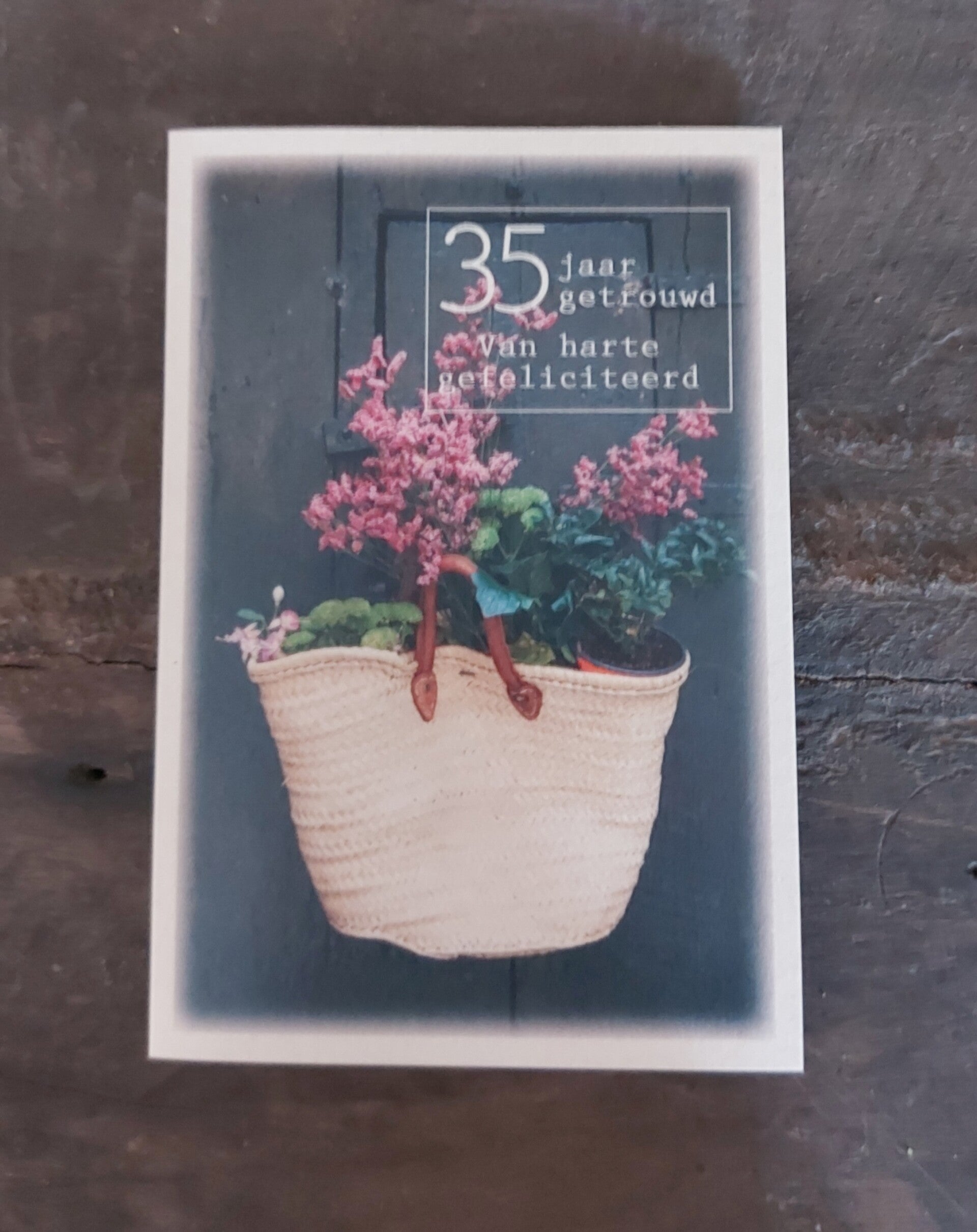 Kaart 35 jaar getrouwd