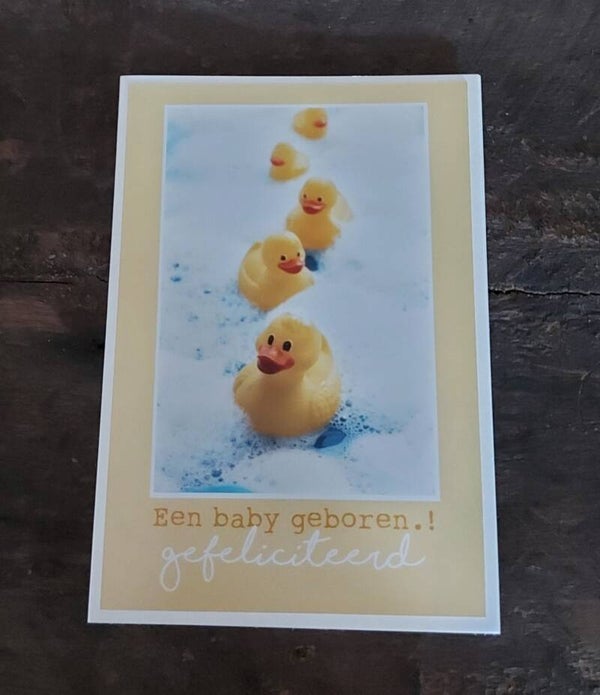 Kaart Baby geboren