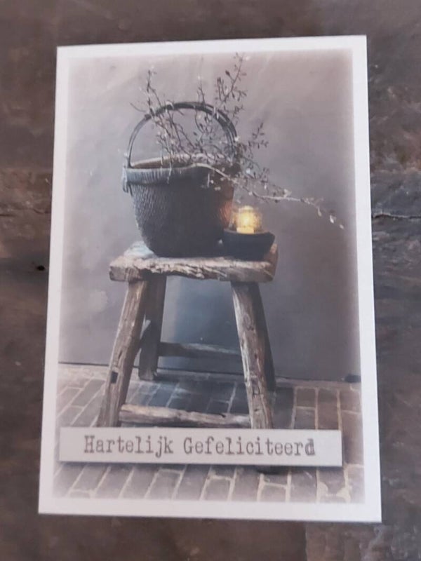 Kaart Gefeliciteerd