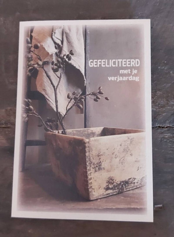 Kaart Gefeliciteerd