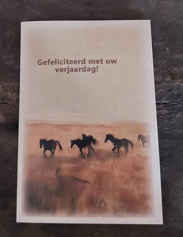 Kaart Gefeliciteerd