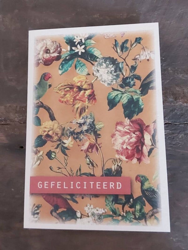 Kaart Gefeliciteerd