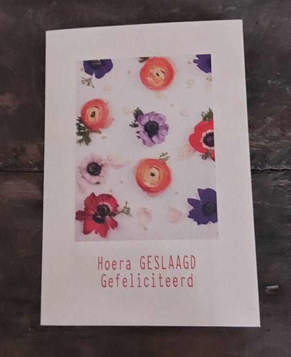 Kaart Geslaagd