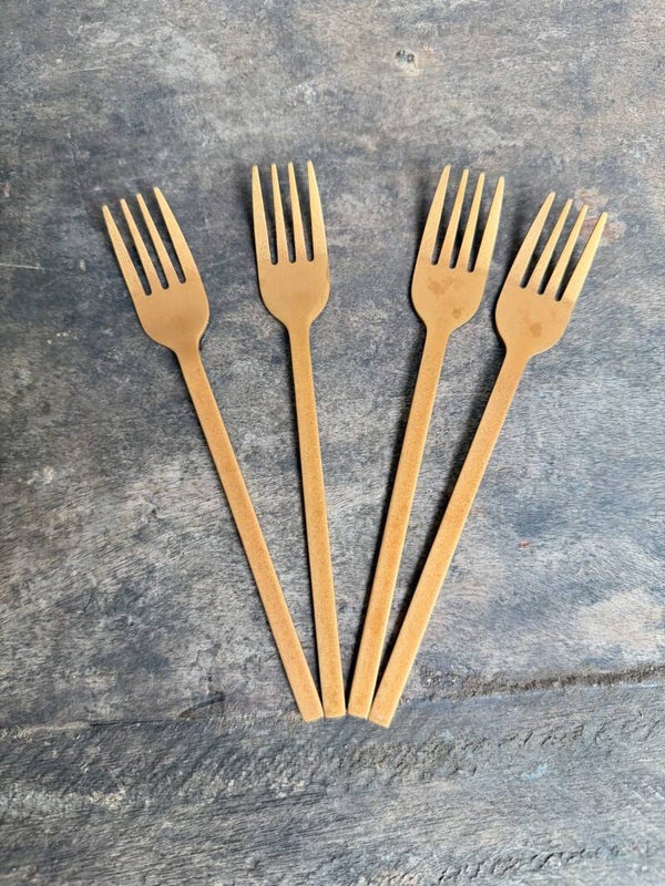 LEEFF - Forks Charlot - Set Of 4 Rose Gold