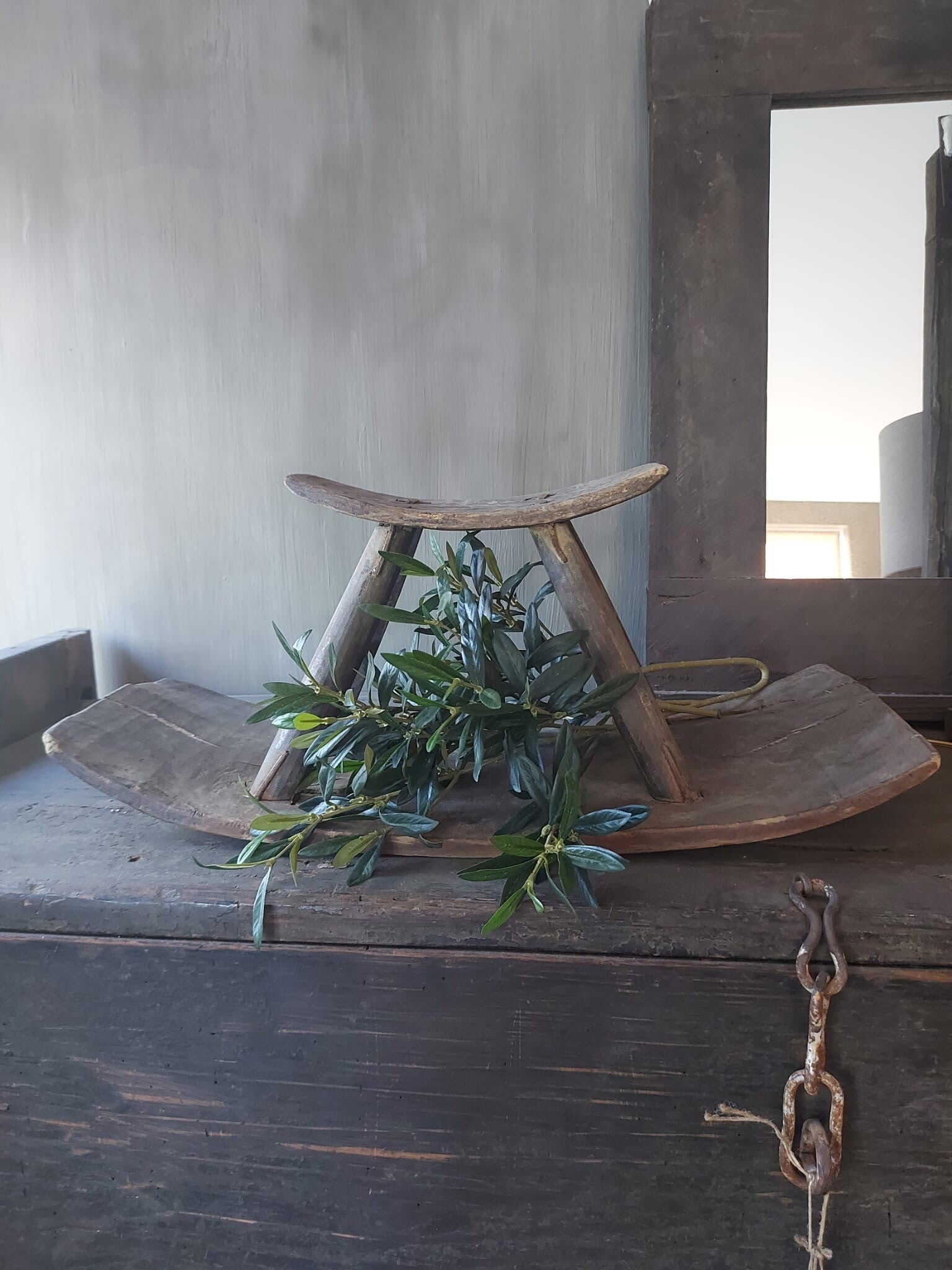 Houten krukje