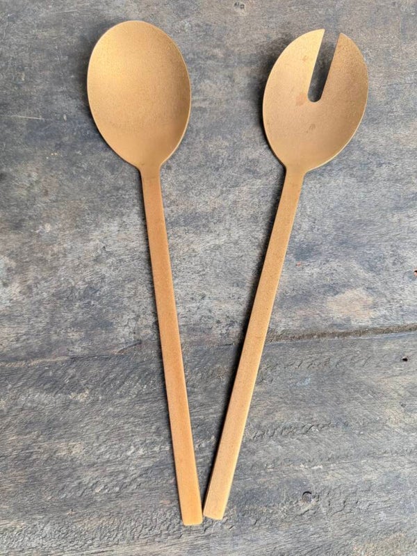 LEEFF - Salad Server Charlot Rose Gold