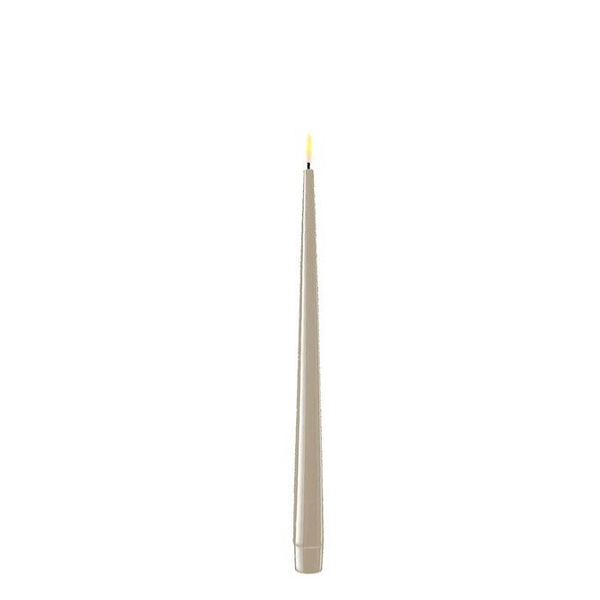 Deluxe Homeart - LED Shiny Dinner Candle Sand 2 stuks