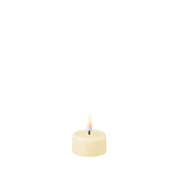 Deluxe Homeart - LED Tea Light Cream 2 stuks