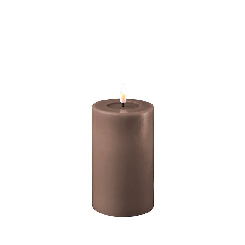 Deluxe Homeart - LED Candle Mocca Ø7,5 cm