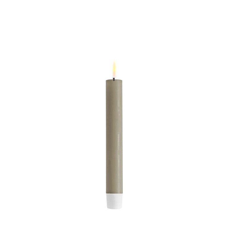 Deluxe Homeart - LED Dinner Candle Sand 2 stuks