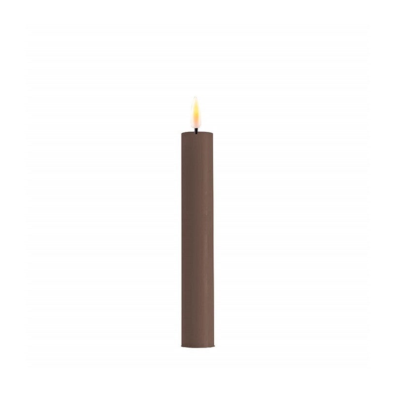 Deluxe Homeart - LED Dinner Candle Mocca 2 stuks