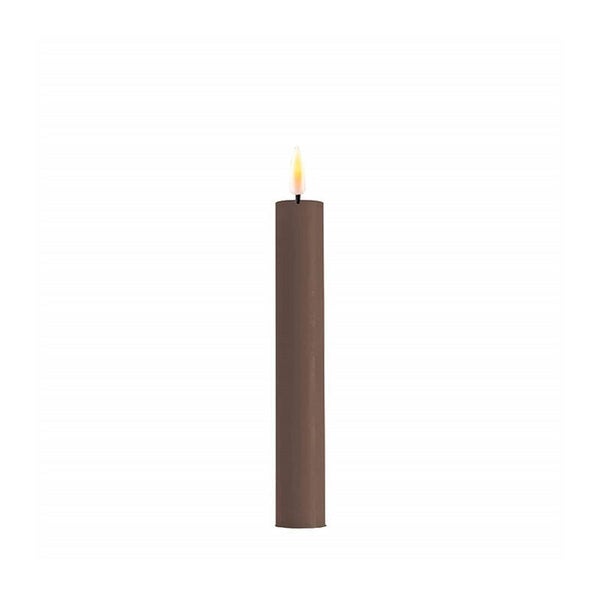 Deluxe Homeart - LED Dinner Candle Mocca 2 stuks