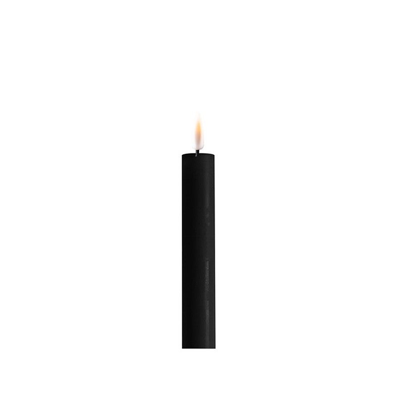 Deluxe Homeart - LED Dinner Candle Black 2 stuks