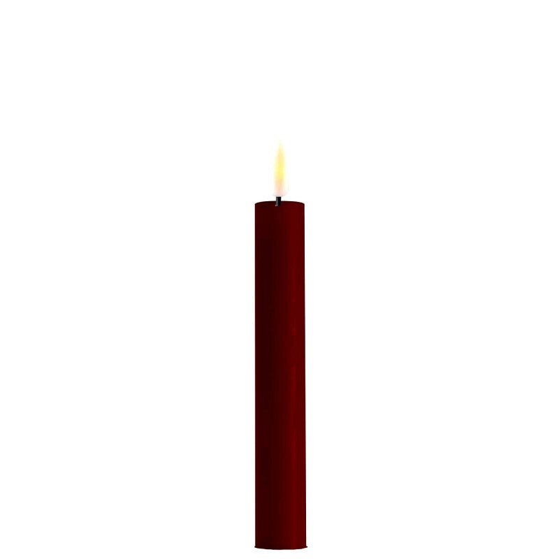 Deluxe Homeart - LED Dinner Candle Bourgogne 2 stuks