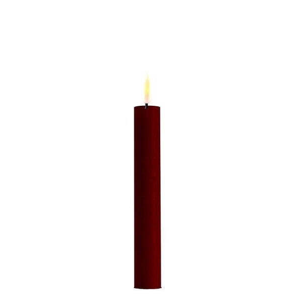 Deluxe Homeart - LED Dinner Candle Bourgogne 2 stuks