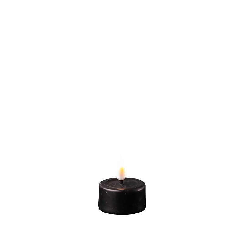 Deluxe Homeart - LED Tea Light Black 2 stuks