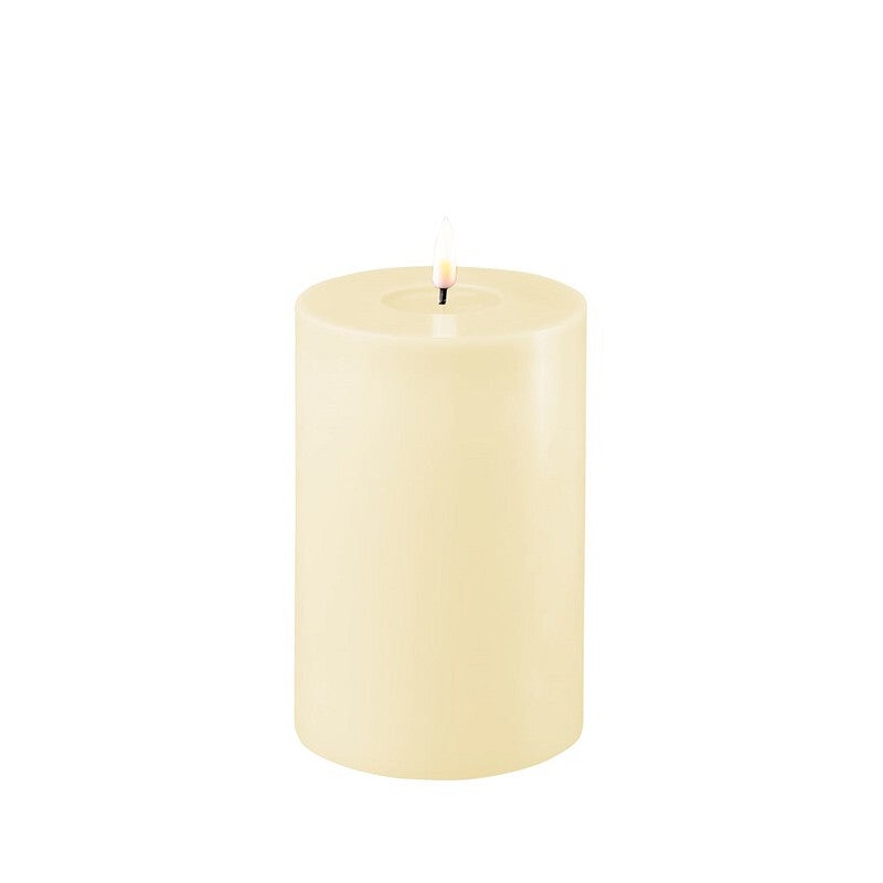 Deluxe Homeart - Led Candle Cream Ø10 cm