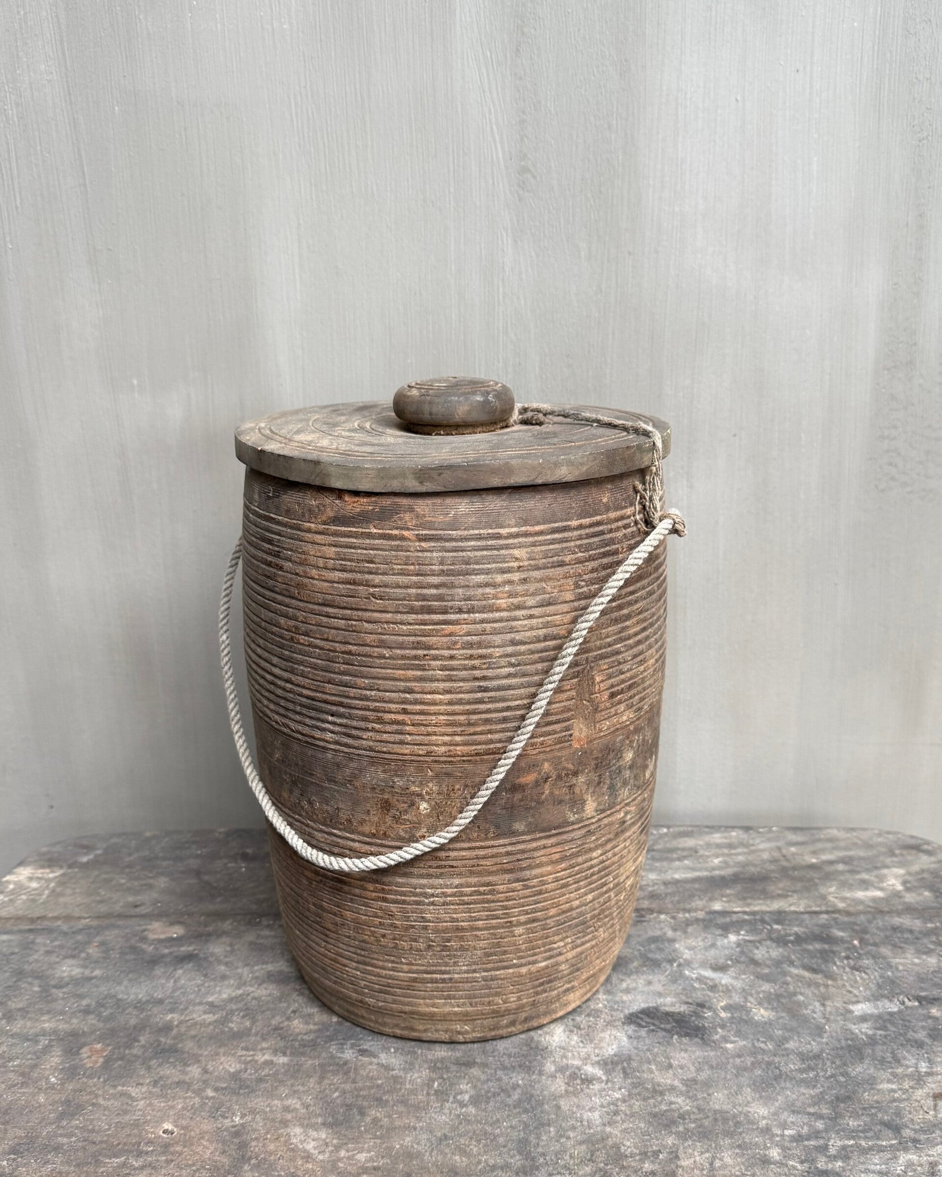 Unieke pot met deksel A
