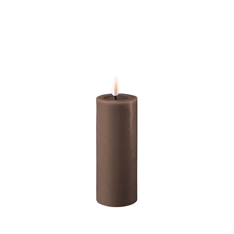 Deluxe Homeart - LED Candle Mocca Ø5 cm