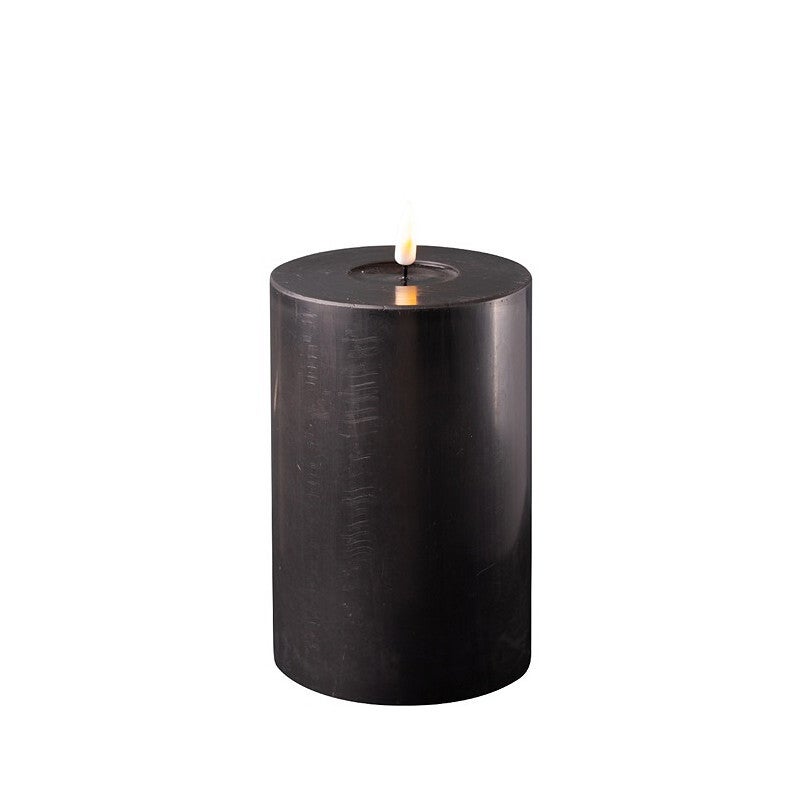 Deluxe Homeart - LED Candle Black Ø10 cm