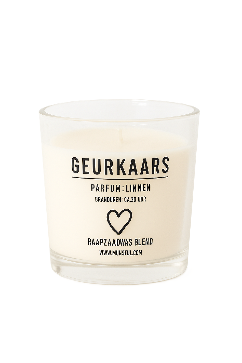 MIJN STIJL - Geurkaars - Linnen