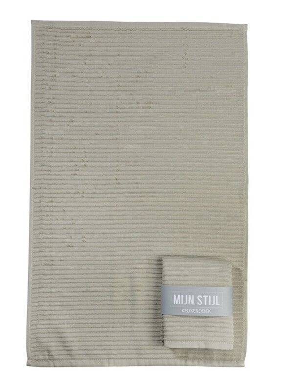 MIJN STIJL - Keukendoek Licht Taupe