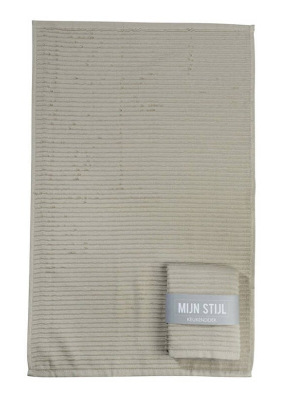 MIJN STIJL - Keukendoek Licht Taupe