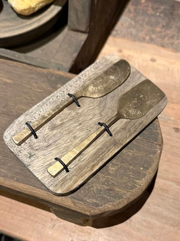 AURA PEEPERKORN - Kaas/Boter Mesjes Old Messing