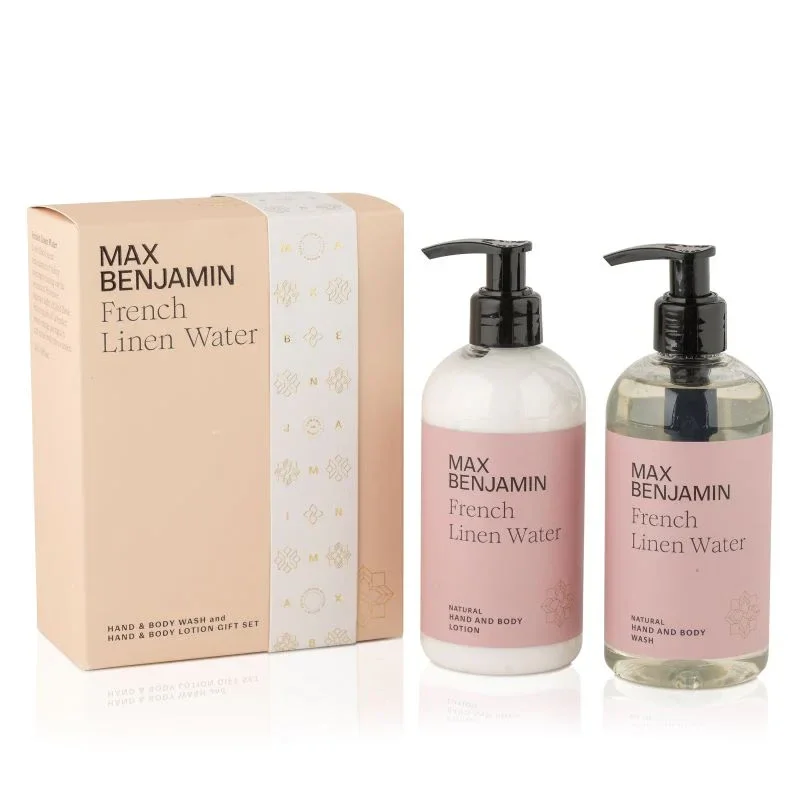 MAX BENJAMIN - Hand & Body Lotion + Wash - French Linen Water
