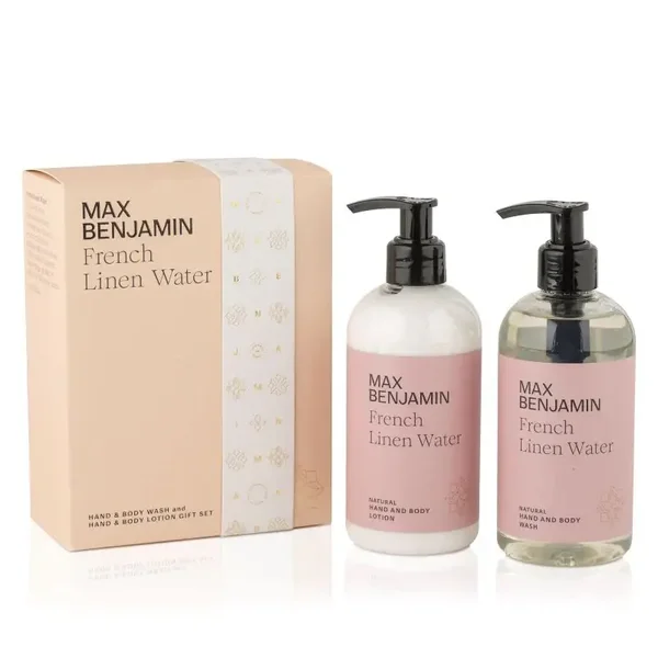 MAX BENJAMIN - Hand & Body Lotion + Wash - French Linen Water