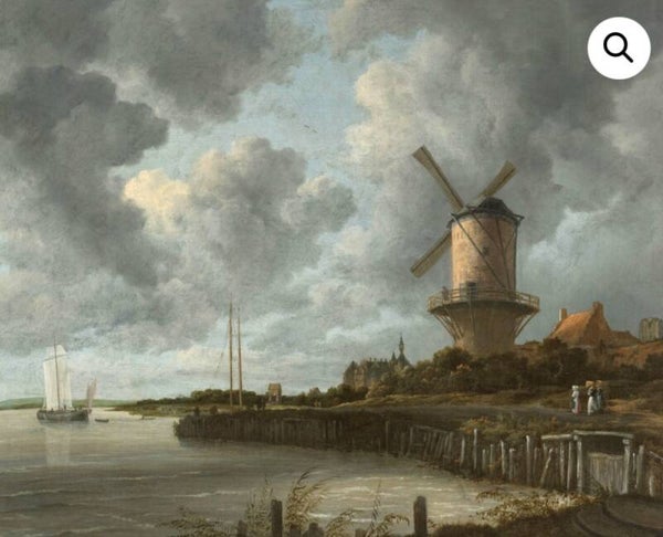 Canvas De molen van Wijk bij Duurstede