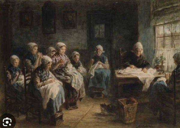 Canvas Naaischool Katwijk. Jozef Israëls