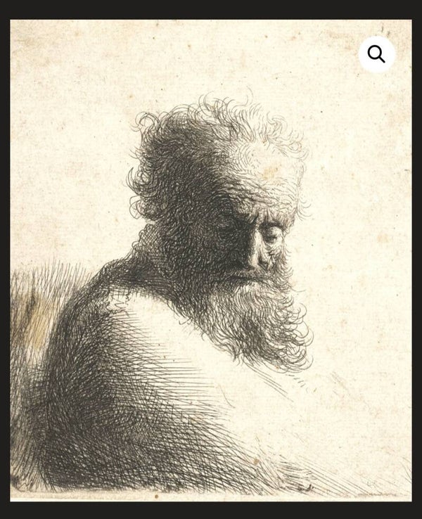 Portret Oude man