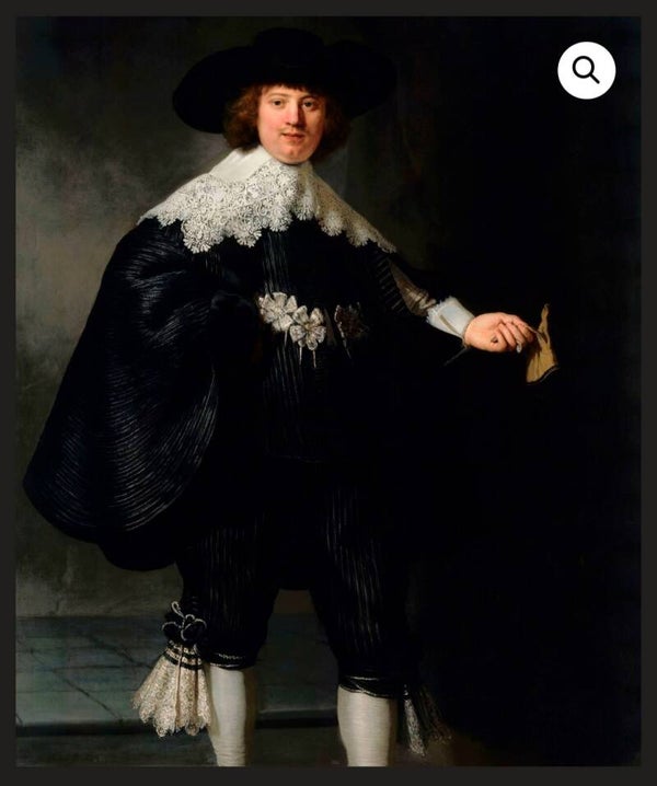 Canvas Portret van Marten Soolmans