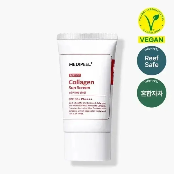 MEDIPEEL + Red Lacto Collagen Pore Lifting Sun Screen 50g (SPF50+PA++++) vegan