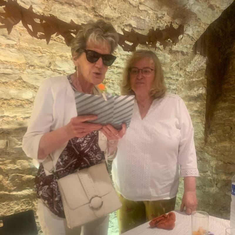 Baptême de Sandrine avec Dominique