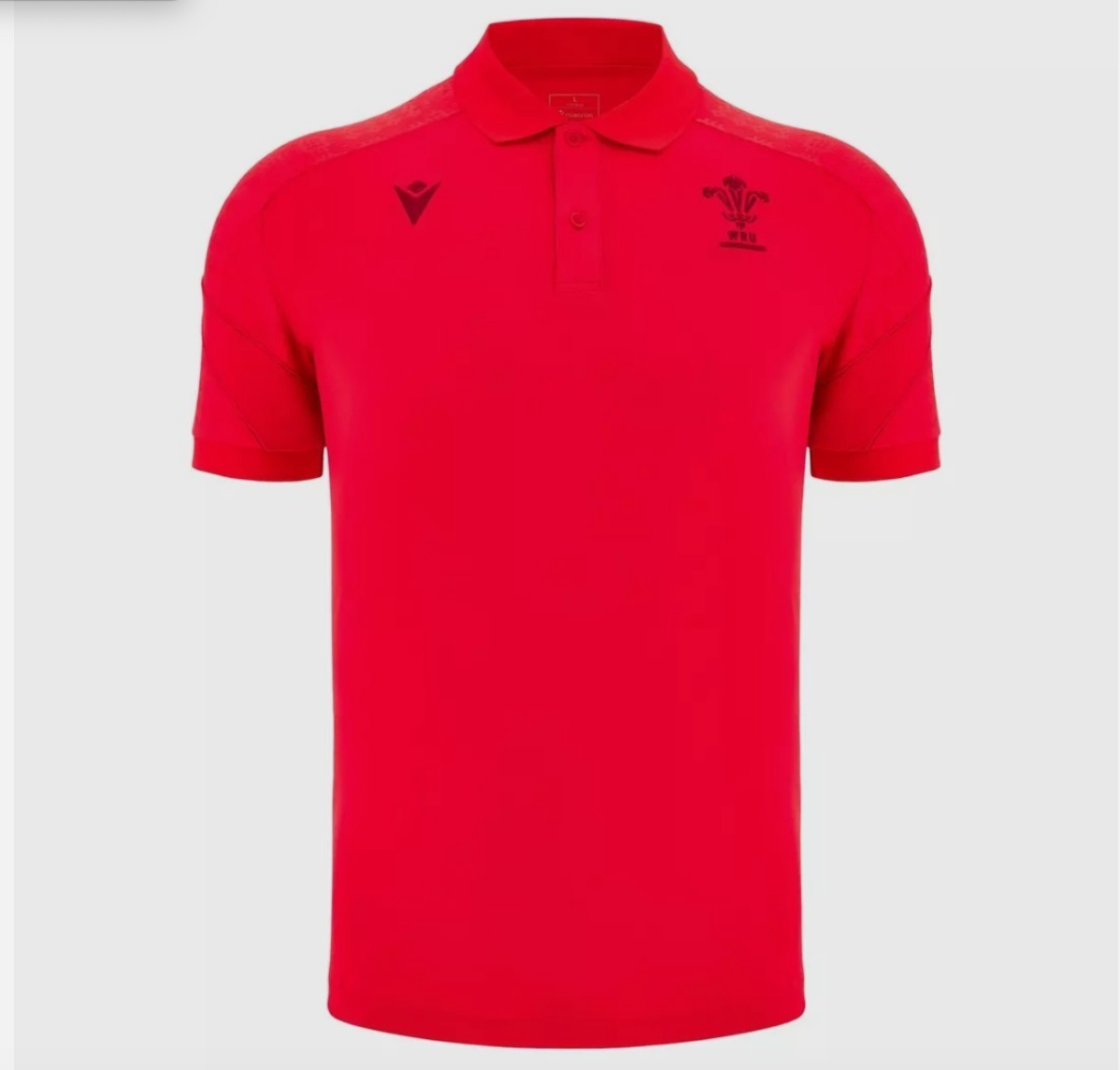 Official Macron Wales Rugby Poly Polo Shirt | Red Performance Polo – Wales Rugby Apparel