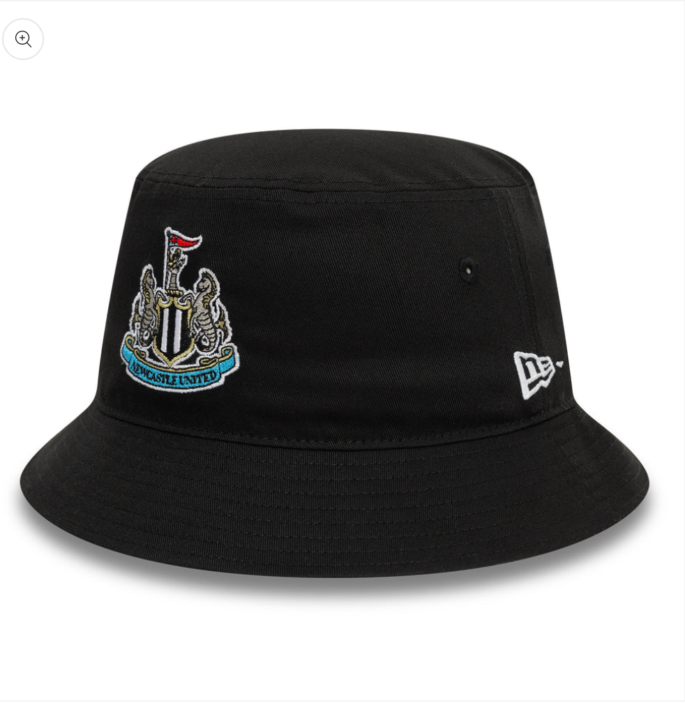 New Era Newcastle United FC Cotton Bucket Hat – Core Black | Official NUFC Fan Hat