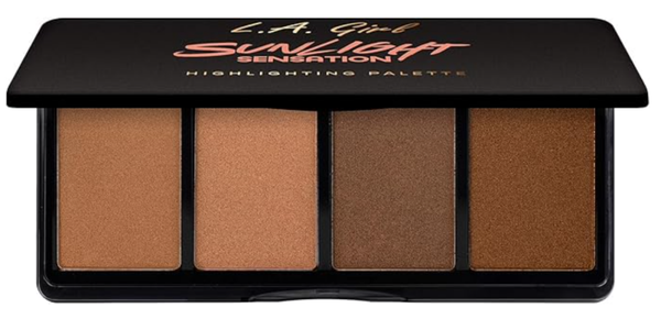 L.A. Girl Fanatic highlighter palette sunlight sensation