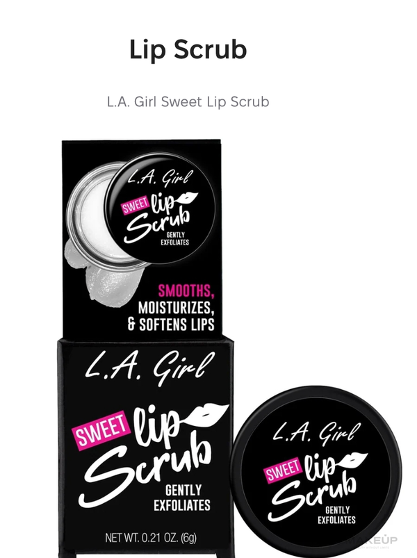 L.A. Girl Cosmetics Sweet Lip Scrub